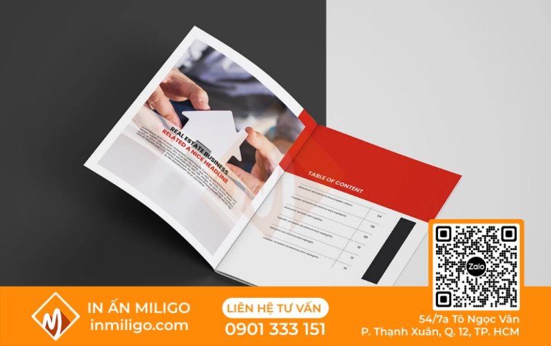 in catalogue bất động sản