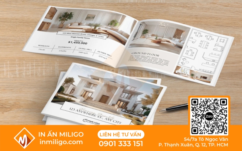 in catalogue bất động sản