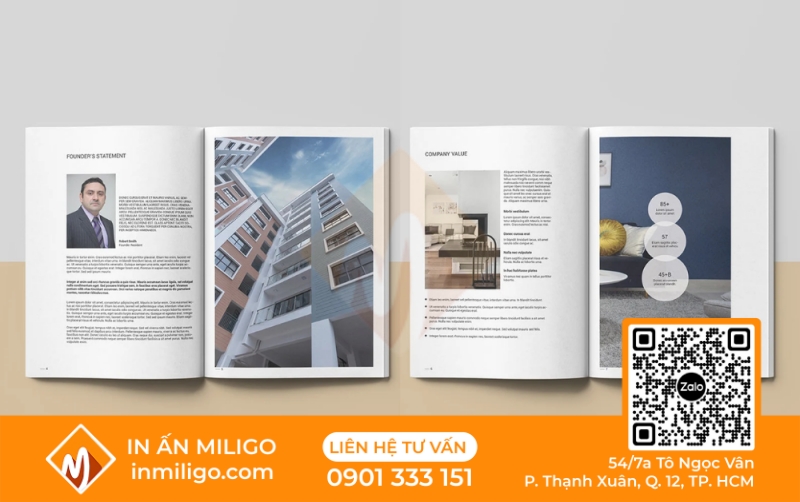 in catalogue bất động sản