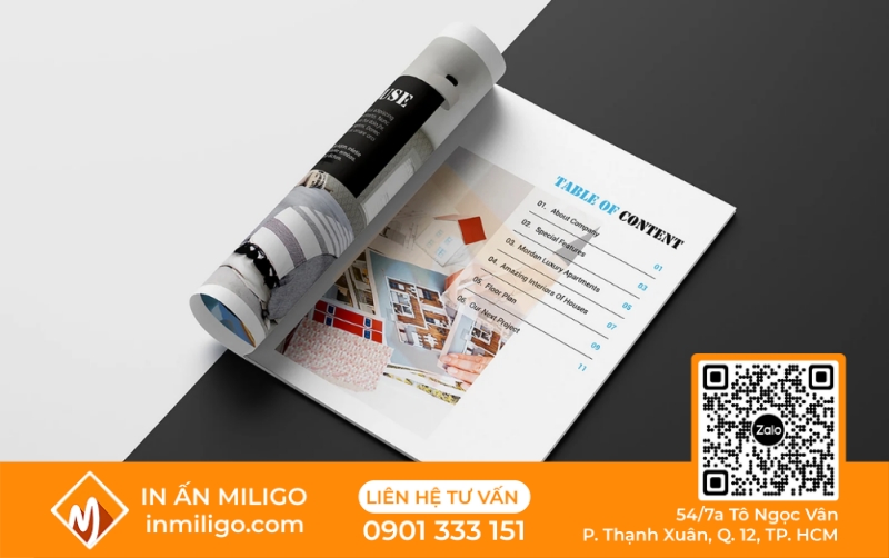 in catalogue bất động sản
