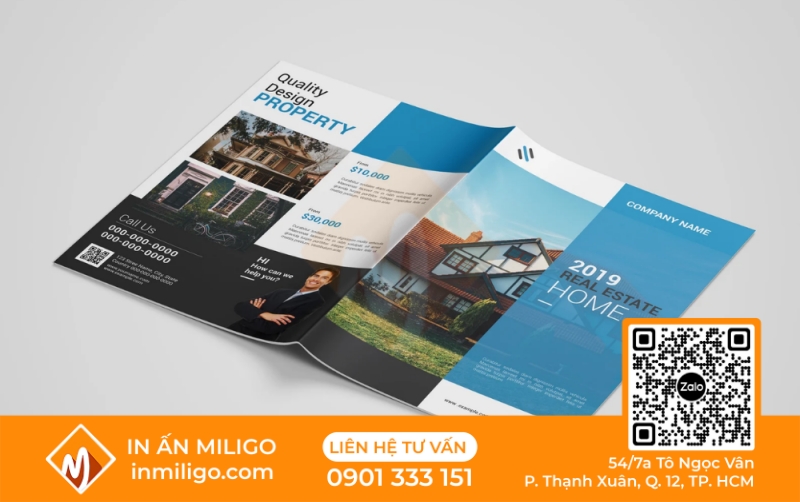 in catalogue bất động sản