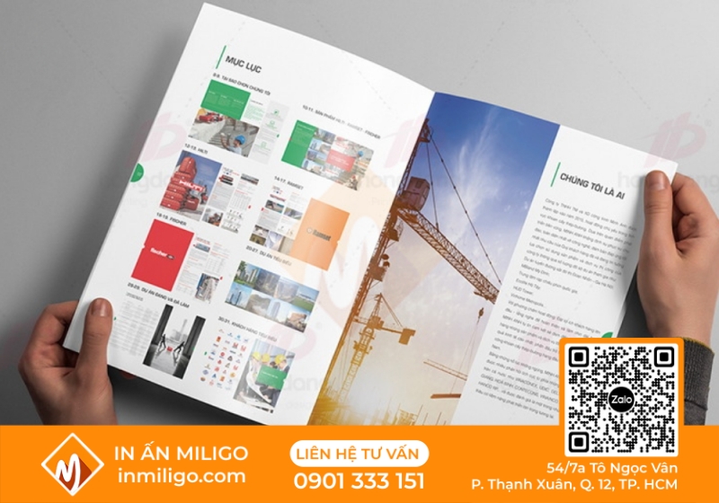 in catalogue giới thiệu công ty