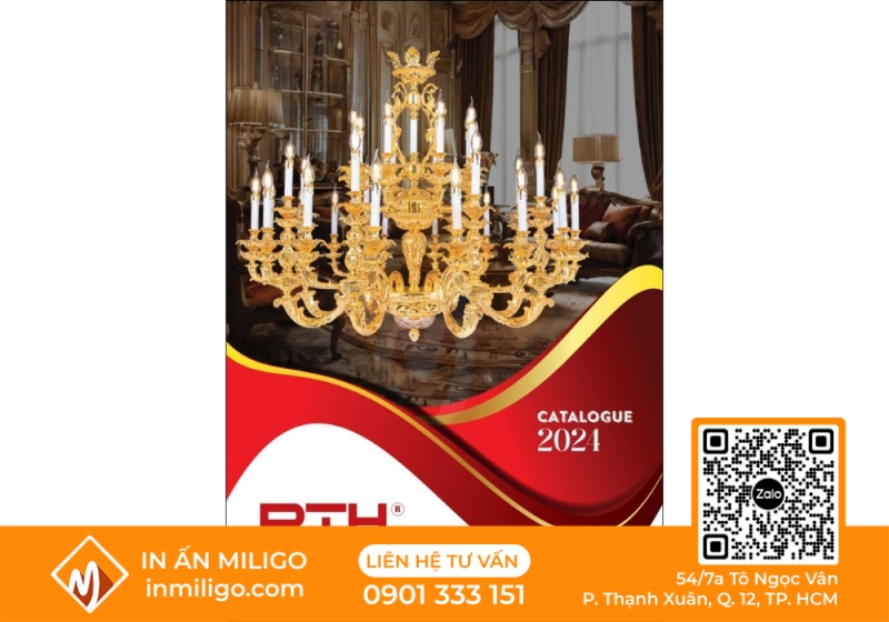 in catalogue đèn trang trí