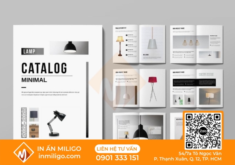 in catalogue đèn trang trí