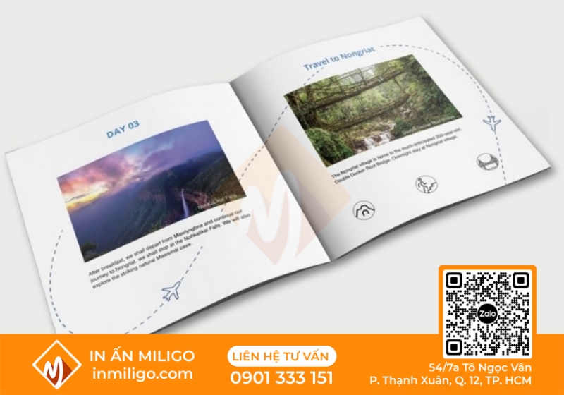 in catalogue du lịch