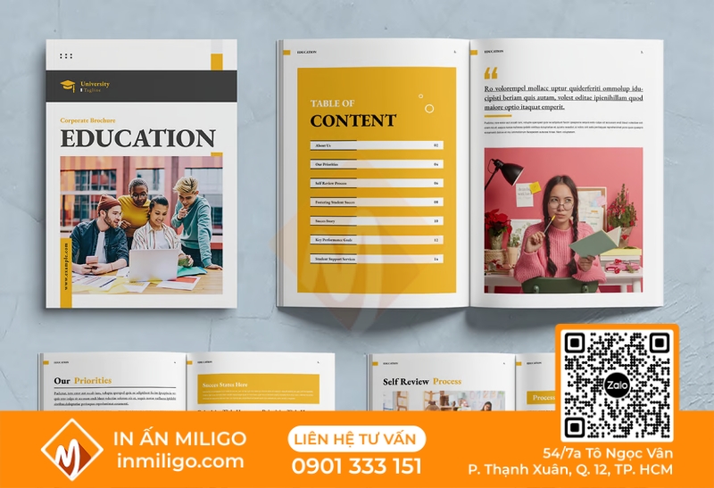 In catalogue ngành giáo dục