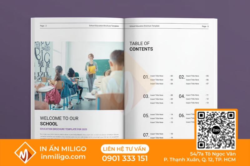 In catalogue ngành giáo dục