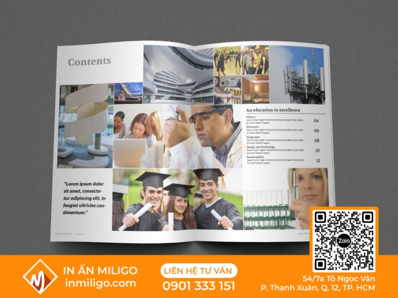 In catalogue ngành giáo dục
