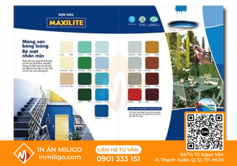 in catalogue sơn