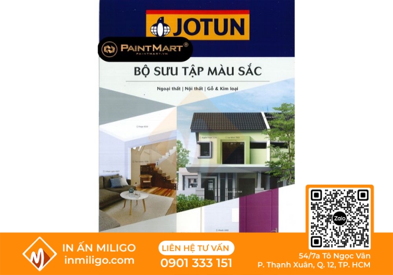 in catalogue sơn