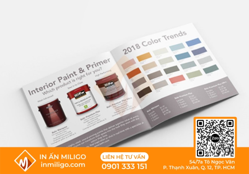 in catalogue sơn