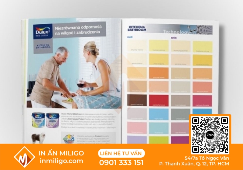in catalogue sơn