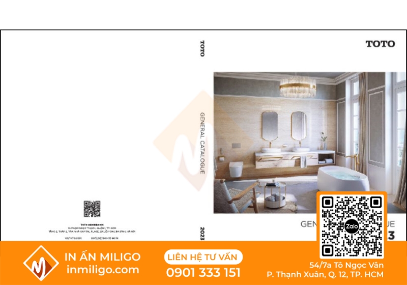 in catalogue thiết bị vệ sinh