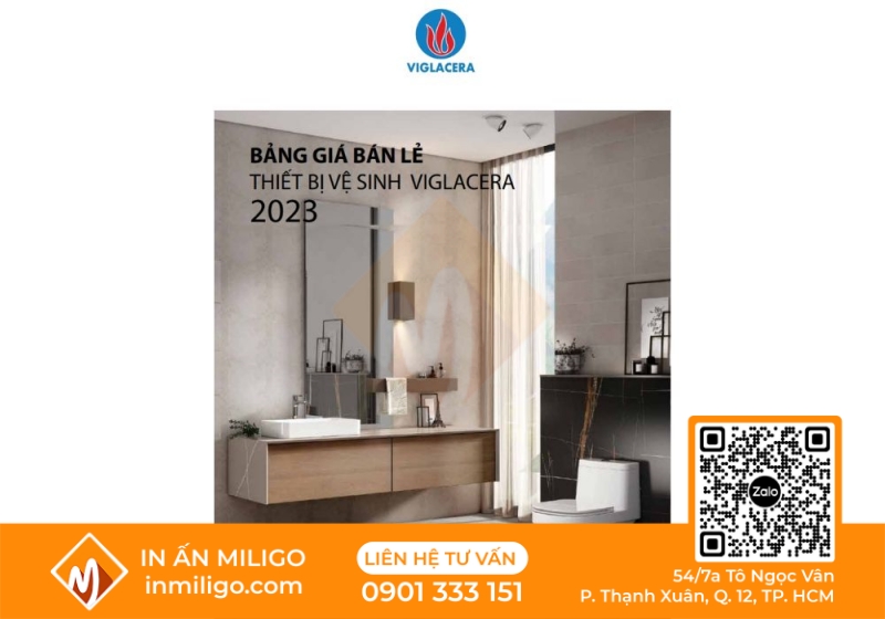 in catalogue thiết bị vệ sinh