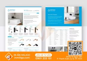 in catalogue thiết bị vệ sinh