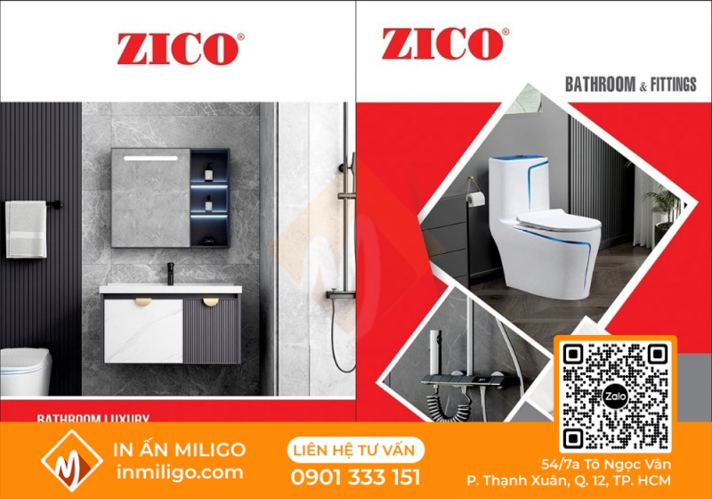 in catalogue thiết bị vệ sinh
