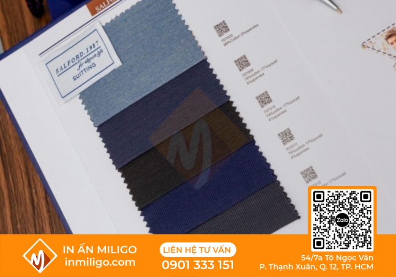 in catalogue vải
