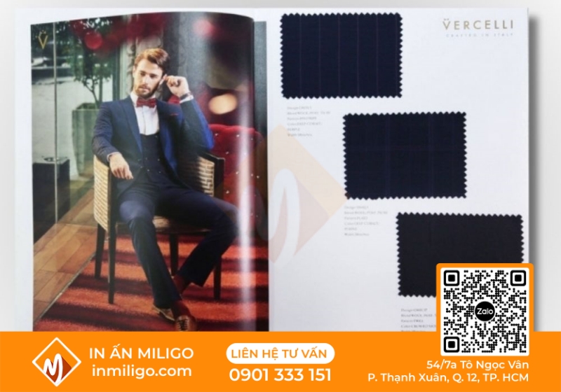 in catalogue vải
