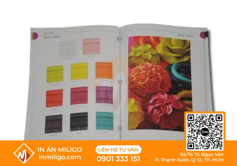in catalogue vải