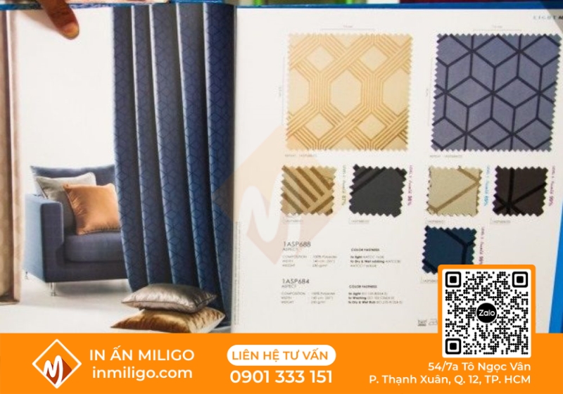 in catalogue vải
