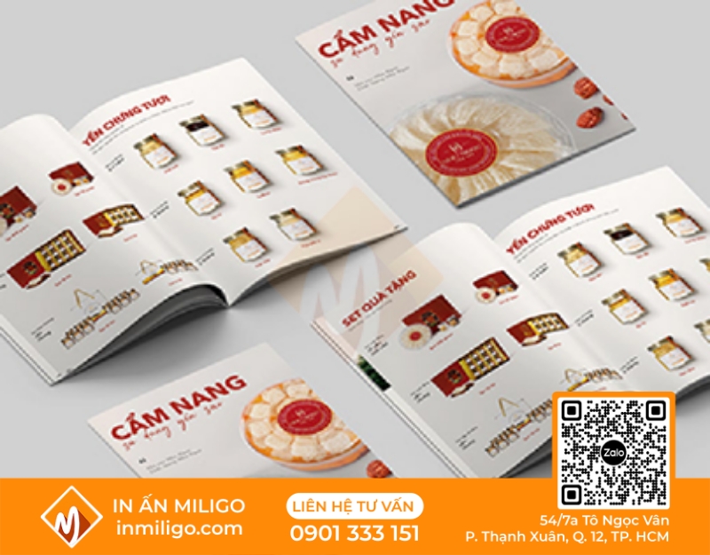 in catalogue yến sào
