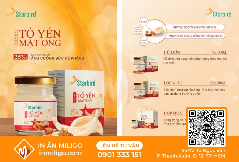 in catalogue yến sào