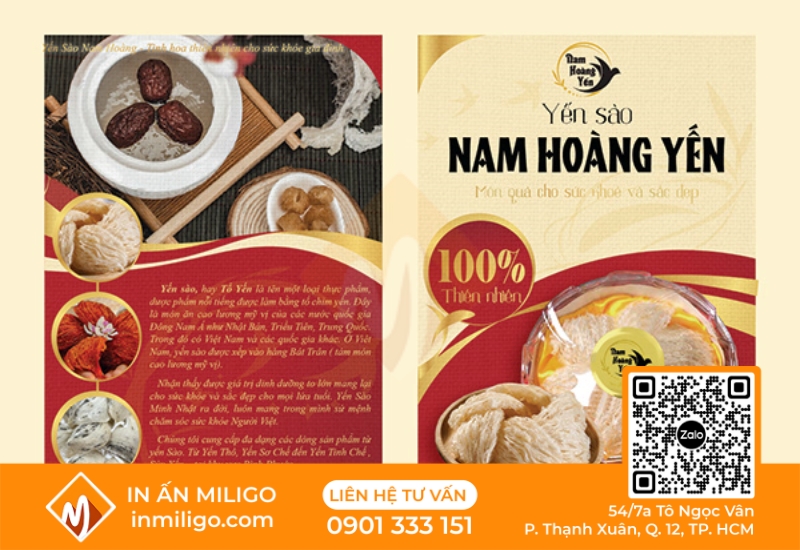 in catalogue yến sào
