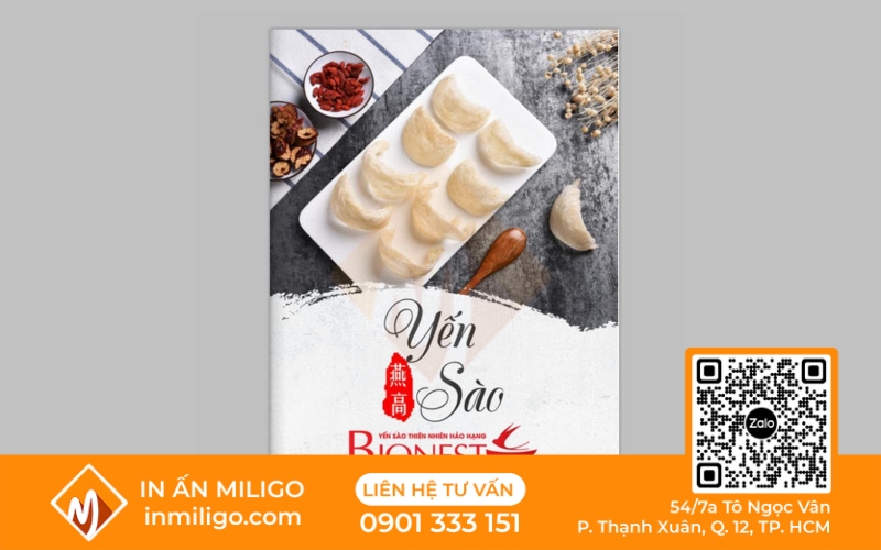 in catalogue yến sào