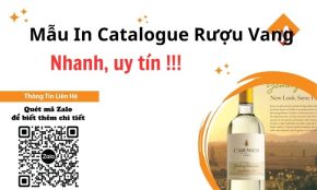 in catalogue rượu vang
