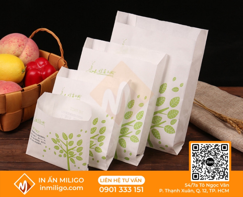 túi giấy đựng bánh tráng nướng
