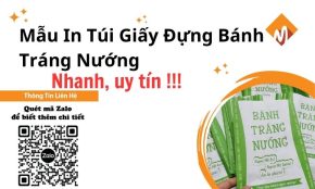 túi giấy đựng bánh tráng nướng