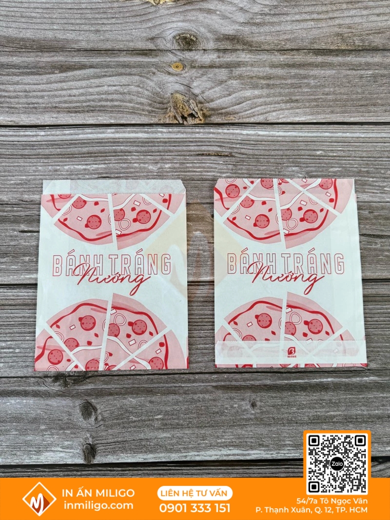 túi giấy đựng bánh tráng nướng