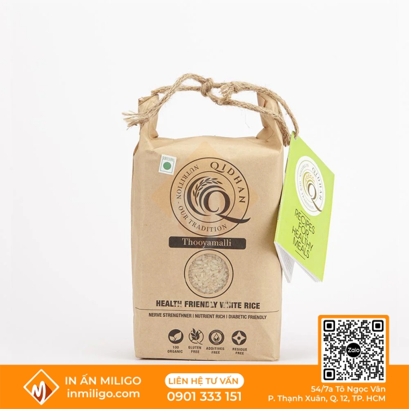 túi giấy đựng gạo