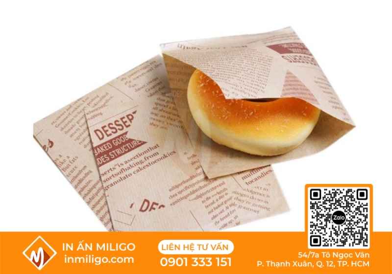 túi giấy đựng hamburger