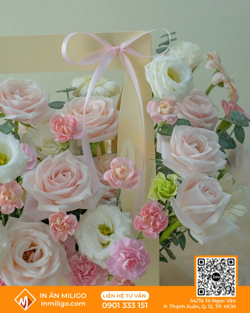 túi giấy đựng hoa