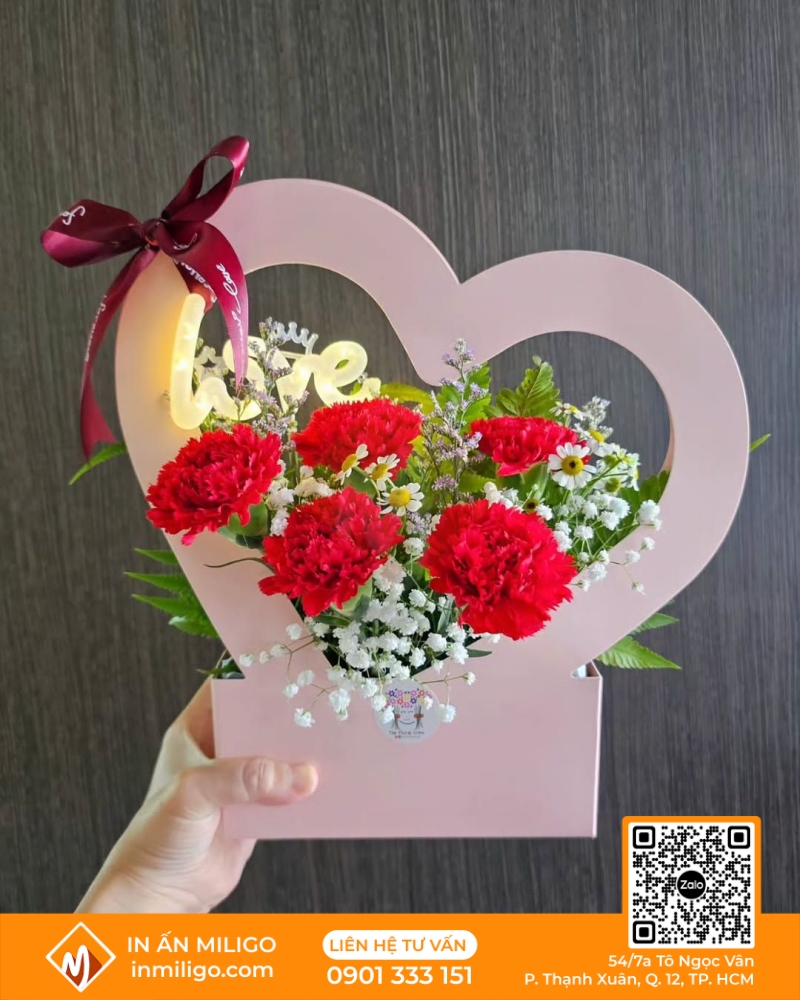 túi giấy đựng hoa