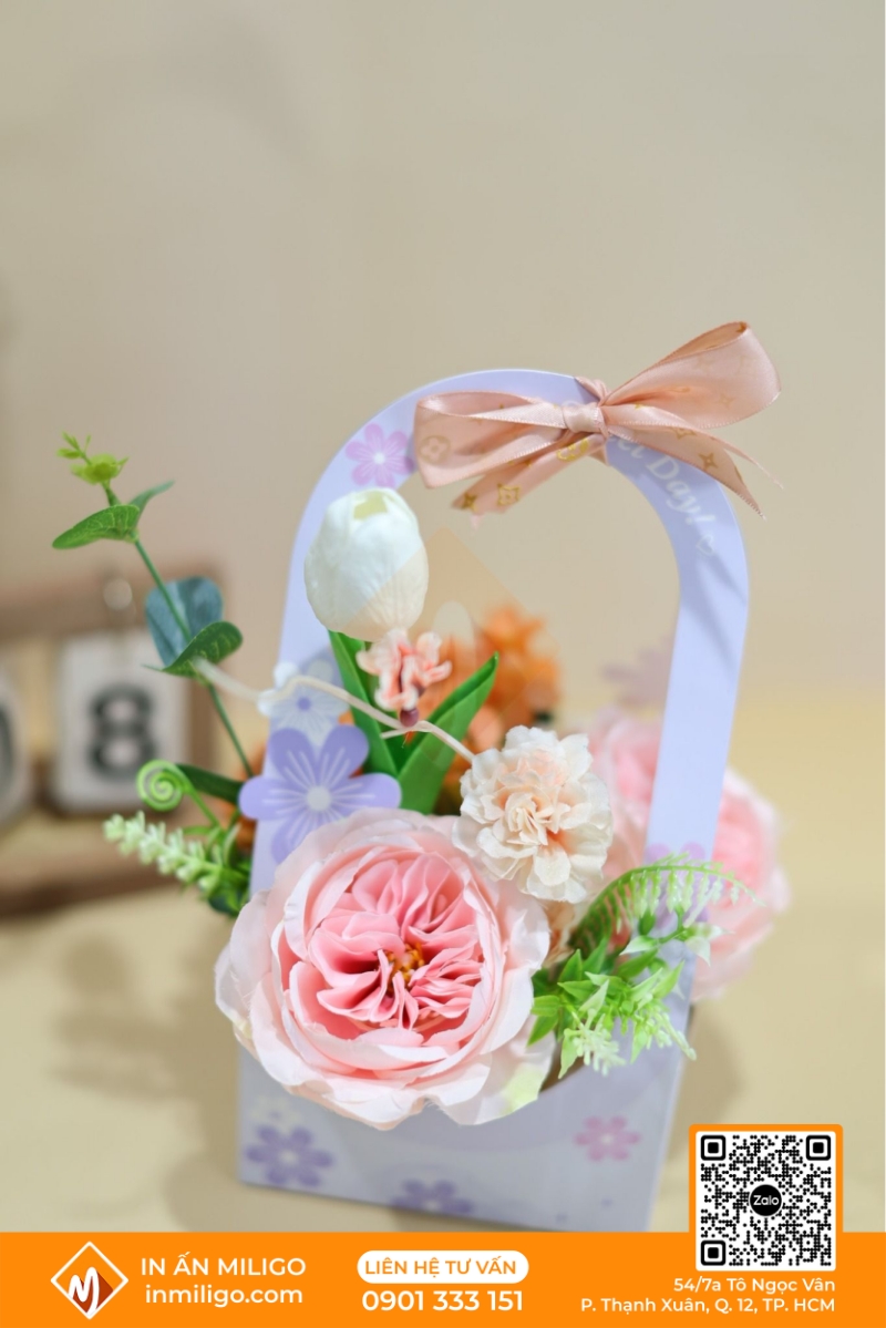 túi giấy đựng hoa