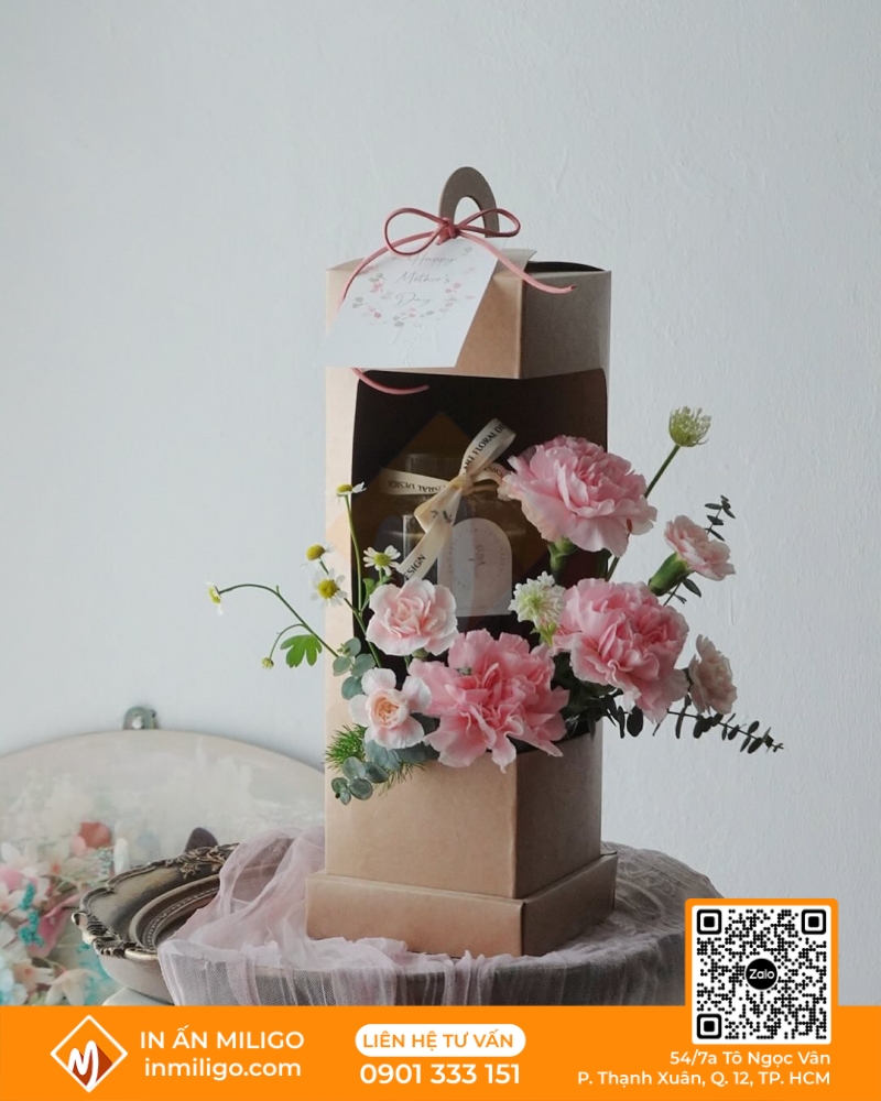 túi giấy đựng hoa