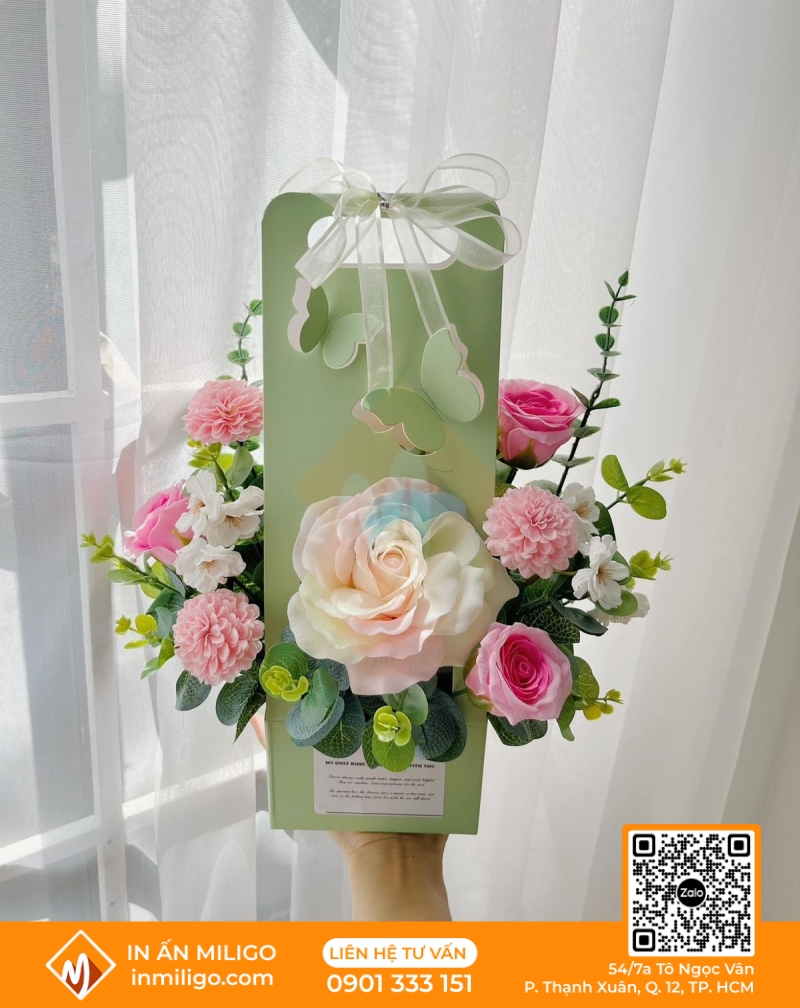 túi giấy đựng hoa