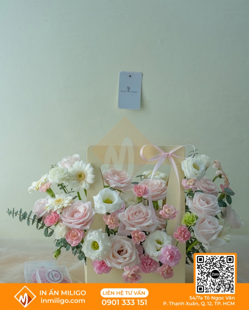 túi giấy đựng hoa