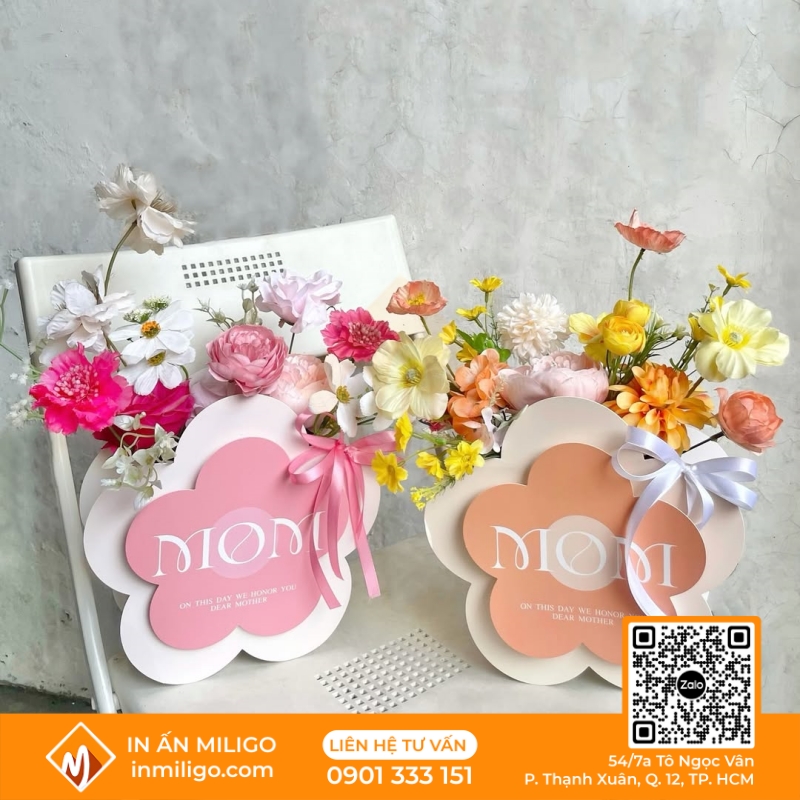túi giấy đựng hoa