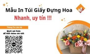 túi giấy đựng hoa
