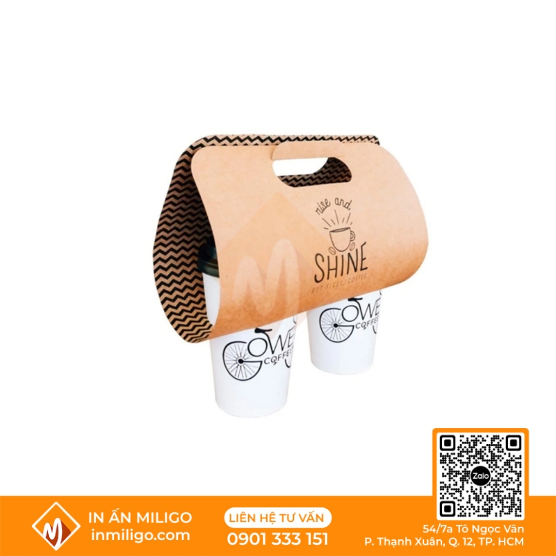 túi giấy đựng ly
