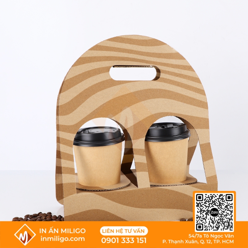 túi giấy đựng ly