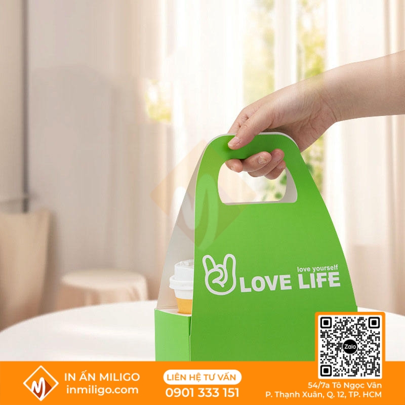 túi giấy đựng ly