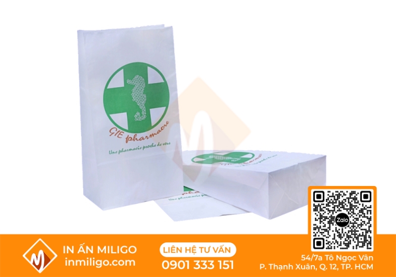 túi giấy đựng thuốc tây