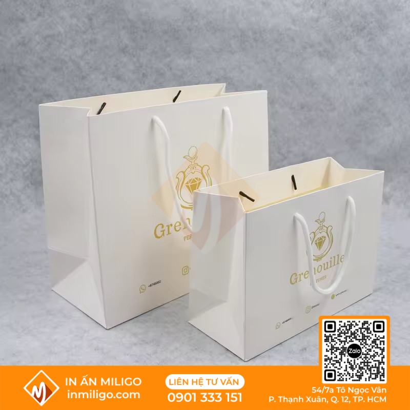 túi giấy đựng trang sức
