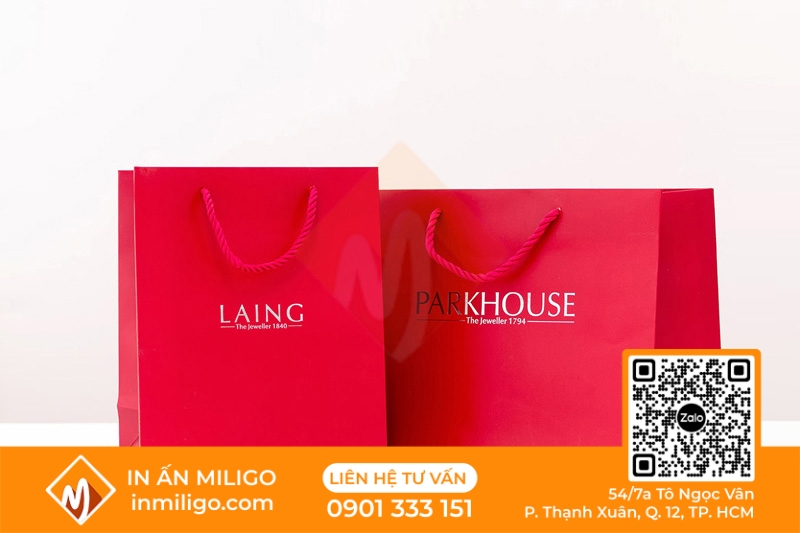túi giấy đựng trang sức