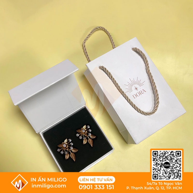 túi giấy đựng trang sức