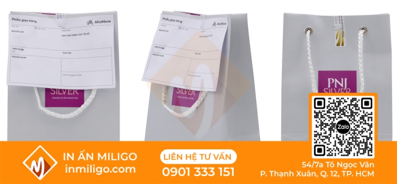 túi giấy đựng trang sức